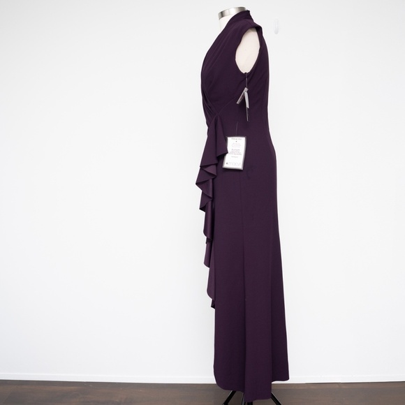 Betsy and Adam - Waterfall Ruffle Gathered Waist Gown - Picture 6 of 15